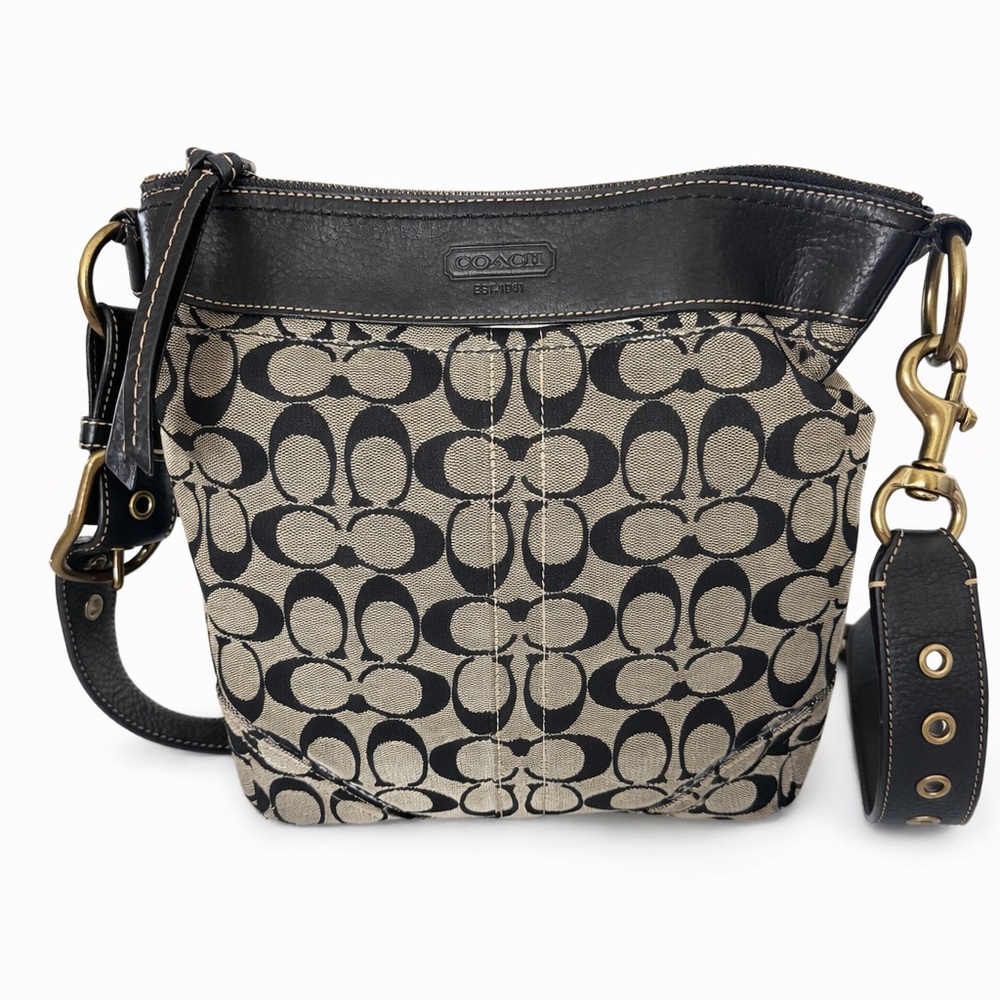 Coach Black Signature Shoulder or crossbody MAKE ME AN OFFER
